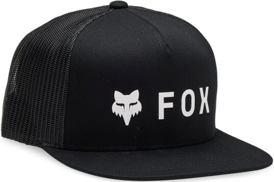 FOX Absolute Mesh Snapback-hette en størrelse Svart Hvit FOX Absolute Mesh Snapback-hette en størrelse Svart Hvit