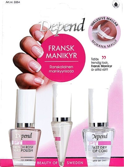 Depend French Manicure Kit Neglebånd