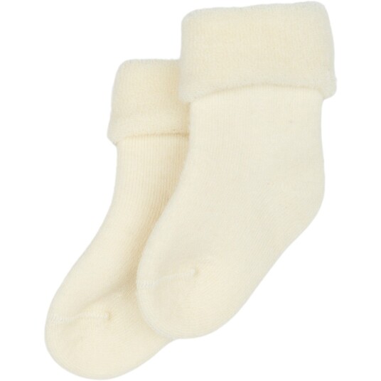 minipop® Off White Minipop Ull Baby Strømpe 15 18