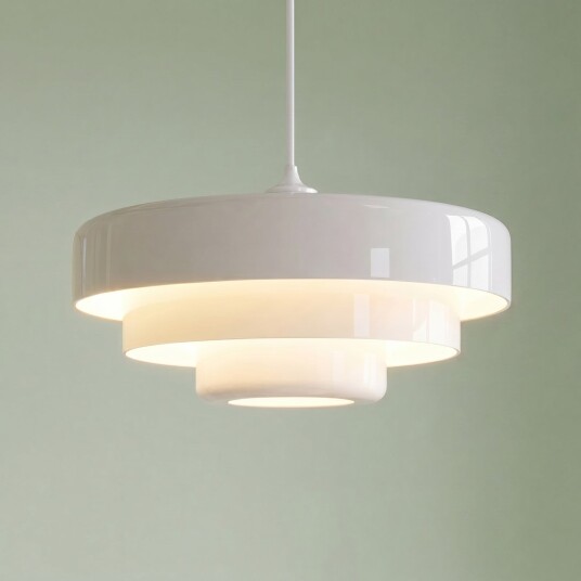 Hengelampe Lindby Tivra dimmbar Hvit Spisestue Metall Design 27 Hvit