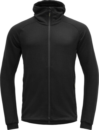 Devold  Nibba Merino Jkt Hood Man Herre, 960A CAVIAR, S