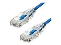 ProXtend - Nettverkskabel - RJ-45 (hann) til RJ-45 (hann) - 5 m - 3.6 mm - UTP - CAT 6a - halogenfri, uten hindringer, flertrådet - blå