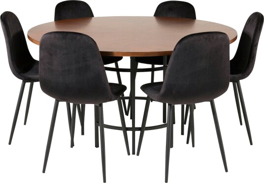 Furniture/Fashion Spisegruppe furniture/fashion Copenhagen med 6 Pobbie Stoler GR19246