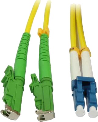 SYNERGY LWL-2-Faser-Patchk. 1,5mtr.LSH(E2000APC)-LC, 9/125um, AD=3mm, Synergy 21,