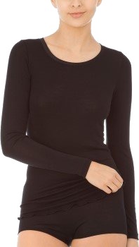 Calida True Confidence Shirt Long Sleeve Svart Medium Dame