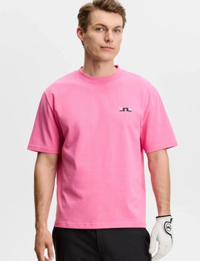 J. Lindeberg 30Y Hale T Shirt Pink S