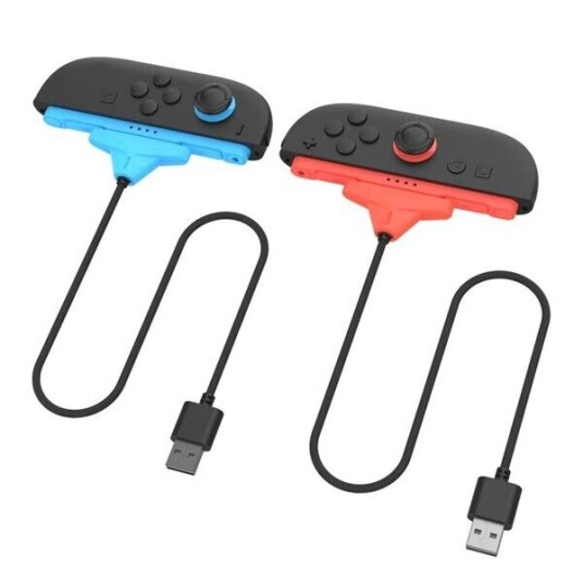 USB ladekabler til Nintendo Switch 2 Joy Con – 2 pakning