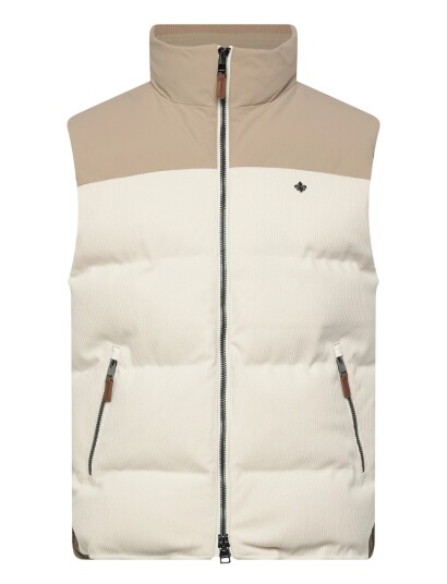 Morris Catton Puffer Vest Beige XXL Morris Catton Puffer Vest Beige XXL