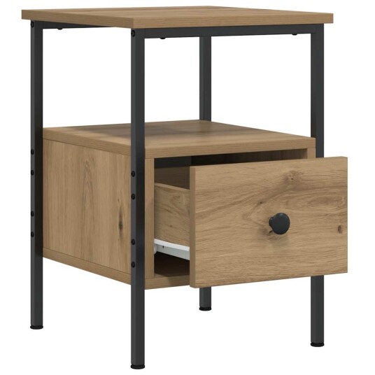 Nattbord artisan eik 34x36x50 cm konstruert tre
