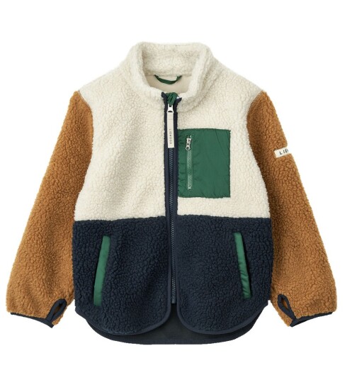 Liewood Nolan Pile Jacket - Multi/patterned - 80 Liewood Nolan Pile Jacket - Multi/patterned - 80