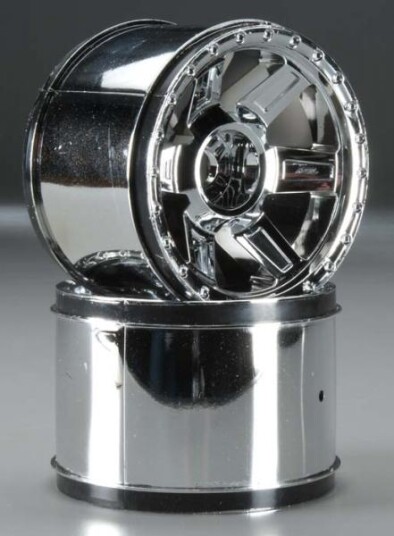 Pro-Line 273301 Desperado 2733-01 3.8" Chrome 1/2" Offset 17mm Pro-Line 273301 Desperado 2733-01 3.8" Chrome 1/2" Offset 17mm
