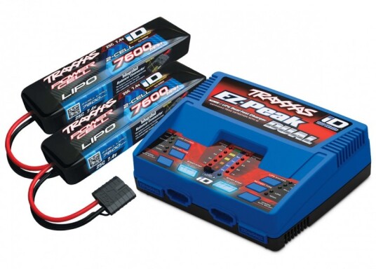 Traxxas 2991 2S Battery/Dual iD Charger Completer Pack Traxxas 2991 2S Battery/Dual iD Charger Completer Pack