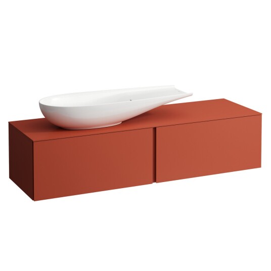 ILBAGNOALESSI Servantskap 1600 160x50 cm 2 skuffer Terracotta