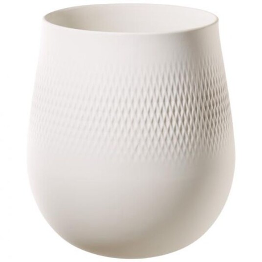 Villeroy & Boch Collier Blanc Carre vase stor Villeroy & Boch Collier Blanc Carre vase stor