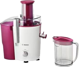 Bosch MES25C0 Juicemaskin 1.25 liter 700 W hvitt/kirsebærfarget hus Bosch MES25C0 Juicemaskin 1.25 liter 700 W hvitt/kirsebærfarget hus