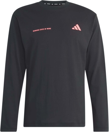 Adidas Running Community Culture Long Sleeve Black/Solar Turbo, M