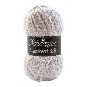 Scheepjes Sweetheart Soft Garn Unicolor 19 Lys Gråbrun