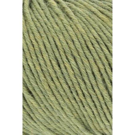 Long Yarns Merino 120 Garn 297 Lys Oliven Melange