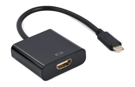 Cablexpert USB-C til HDMI-adapter 4K 60Hz - Svart 15 cm
