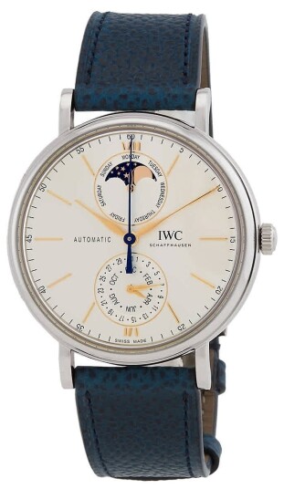 IWC Herreklokke IW359001 Portofino Hvit/Lær Ø41 mm