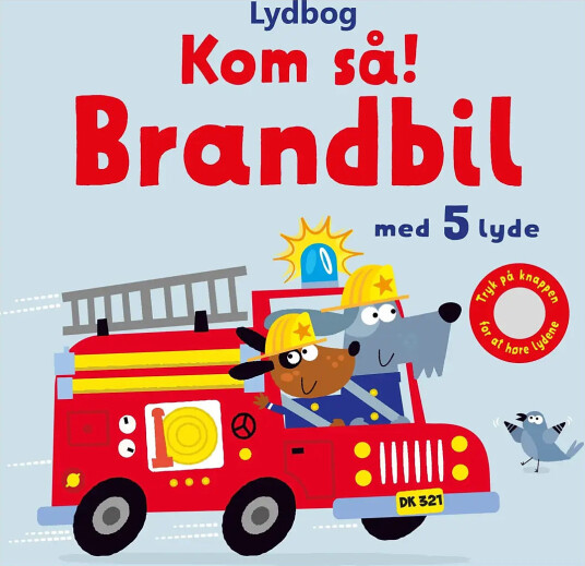 GLOBE Kom Så Brandbil!   Med 5 Lyde   Multi/patterned   DANISH