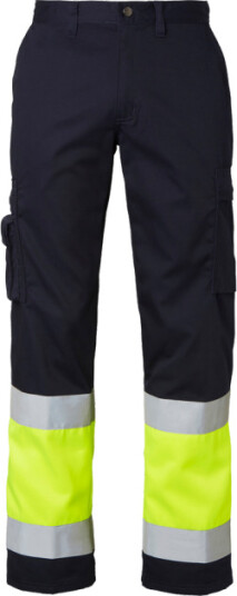 Top Swede Midjebyxa 2070 Klass 1 Marin/gul C60