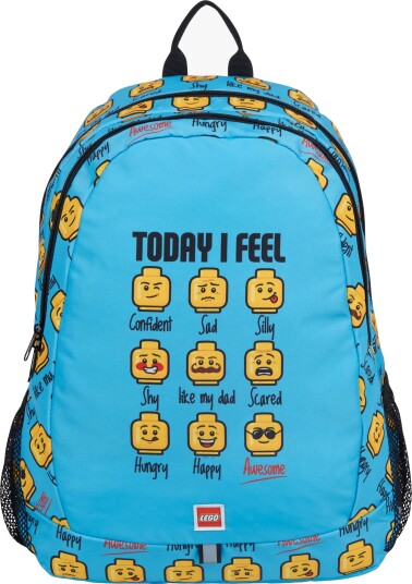 LEGO® Minifigures™ TODAY I FEEL Ryggsekk 25L Blå