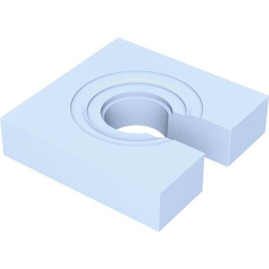 Wedi Underbyggingselement 338x338x82mm for sluk