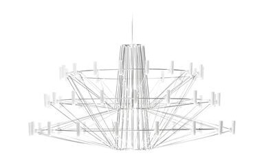 Moooi Coppélia Taklampe Liten Krom Moooi Coppélia Taklampe Liten Krom
