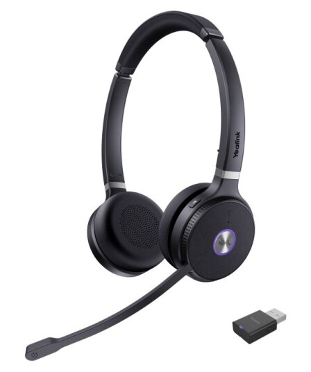 Yealink Wh62 Dual Portable - For Microsoft Teams - Hodesett - On-Ear - Dect - Trådløs - Certified For Microsoft Teams