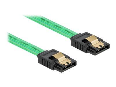 Delock SATA 6 Gb/s Cable UV glow effect - SATA-kabel - 30 cm