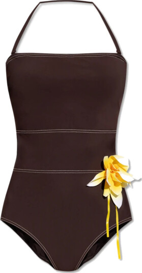 Tory Burch Dame Svømmetøy Brun S,