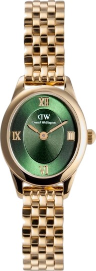 Daniel Wellington DW Watch Ophelia Mini Emerald Gold 20x25.5mm