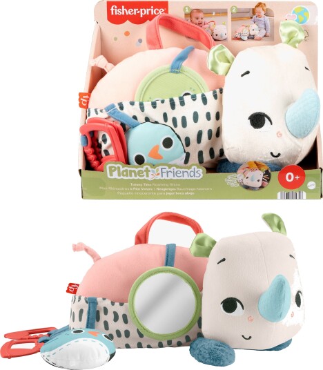 Fisher-Price Planet Friends Tummy Time Roaming Rhino - Multi/patterned - ONE SIZE Fisher-Price Planet Friends Tummy Time Roaming Rhino - Multi/patterned - ONE SIZE