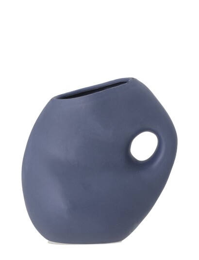 Bloomingville Asya Vase Blå Stentøj Blue H16CM