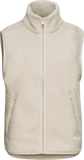 Jack Wolfskin Women"s High Curl Vest Oyster, L
