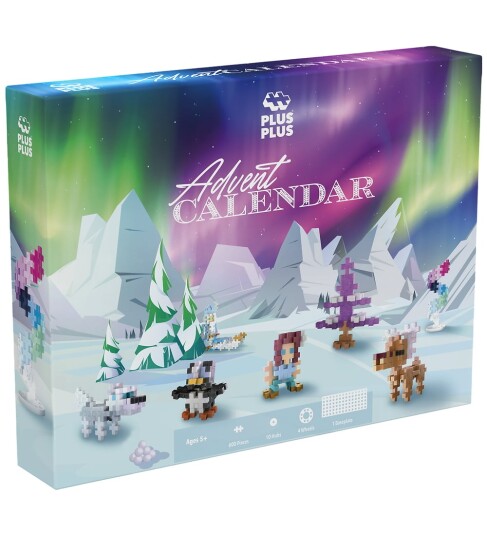 Plus Plus Adventskalender Santa"s Northern Lights Adventure Plus Plus Adventskalender Santa"s Northern Lights Adventure