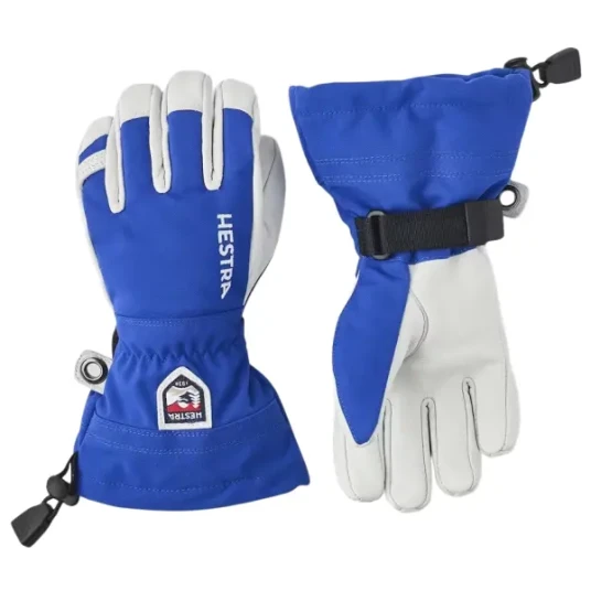 Hestra Juniors' Army Leather Heli Ski 4, Royal