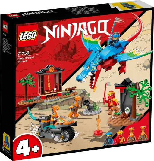 Lego Ninjago Ninjasett Med Drage Og Tempel 71759