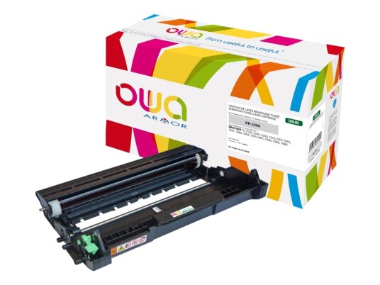Owa - Svart - Kompatibel - Gjenfabrikert - Tonerpatron Alternativ For: Brother Dr2200 - For Brother Dcp-7055 7057 7060 7065 7070 Hl-2130 2132 2135 2240 2250 2270 Mfc-7360