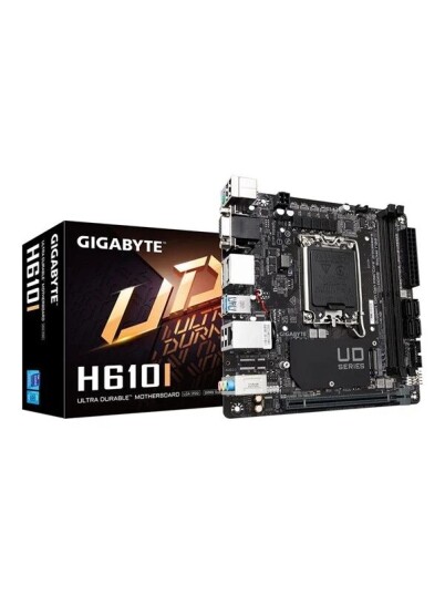 Gigabyte H610I Mini ITX Hovedkort med LGA1700 Socket og DDR5 Gigabyte H610I Mini ITX Hovedkort med LGA1700 Socket og DDR5
