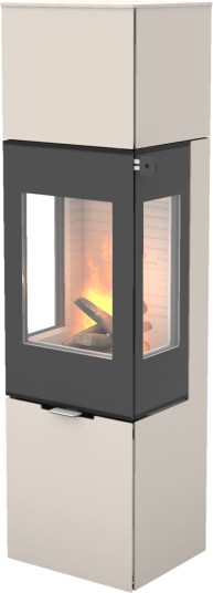 Rais Nexo 160 sand vedovn med sideglass og glassdør