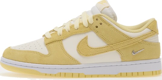Joggesko Nike Dunk Low Sail/ Soft Yellow White Metallic Silver EUR 43