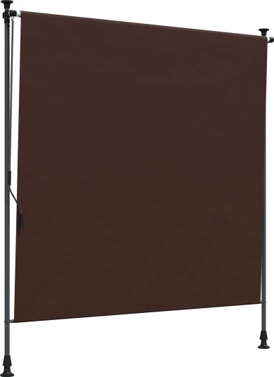 Utendørs Rullegardin Brun 100 x 270 cm