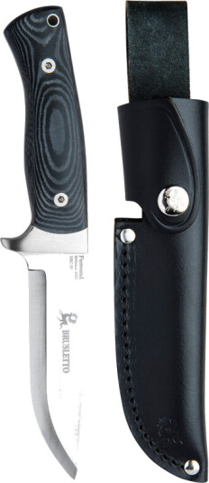 Brusletto Femund Jaktkniv 23,5 cm Svart Med Micarta Skaft Brusletto Femund Jaktkniv 23,5 cm Svart Med Micarta Skaft