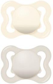 MAM Air Natural Rubber Nøytral 0 6 mnd.   2 stk.