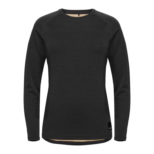 Urberg Women's Selje Merino-Bamboo Top Phantom/Peach Fuzz M