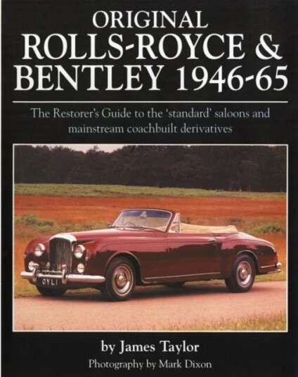 Original Rolls Royce And Bentley Av James Taylor