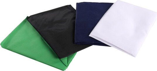 Bakgrunner Stoff - Pakke med 4 farger - 75x75 cm