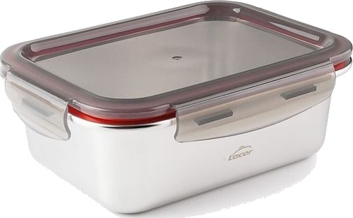 LACOR Mikrobølgesikker Rustfri Stål Matboks med Tett Lokk 260ml LACOR Mikrobølgesikker Rustfri Stål Matboks med Tett Lokk 260ml